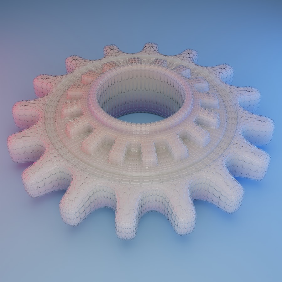 3D printed mechanical gear